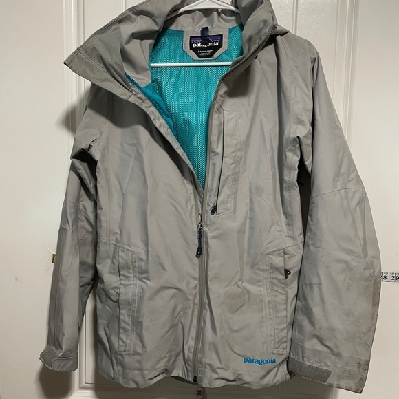 Patagonia Jackets & Blazers - Patagonia 3-In-1 Insulated Snowbelle Jacket Womens Medium M Grey H2NO Gorpcore